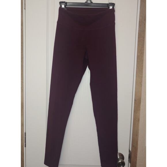 Womens Aerie sz Small Wine Leggings - Picture 1 of 4